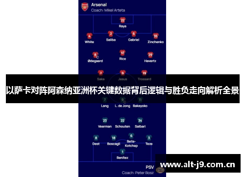 以萨卡对阵阿森纳亚洲杯关键数据背后逻辑与胜负走向解析全景